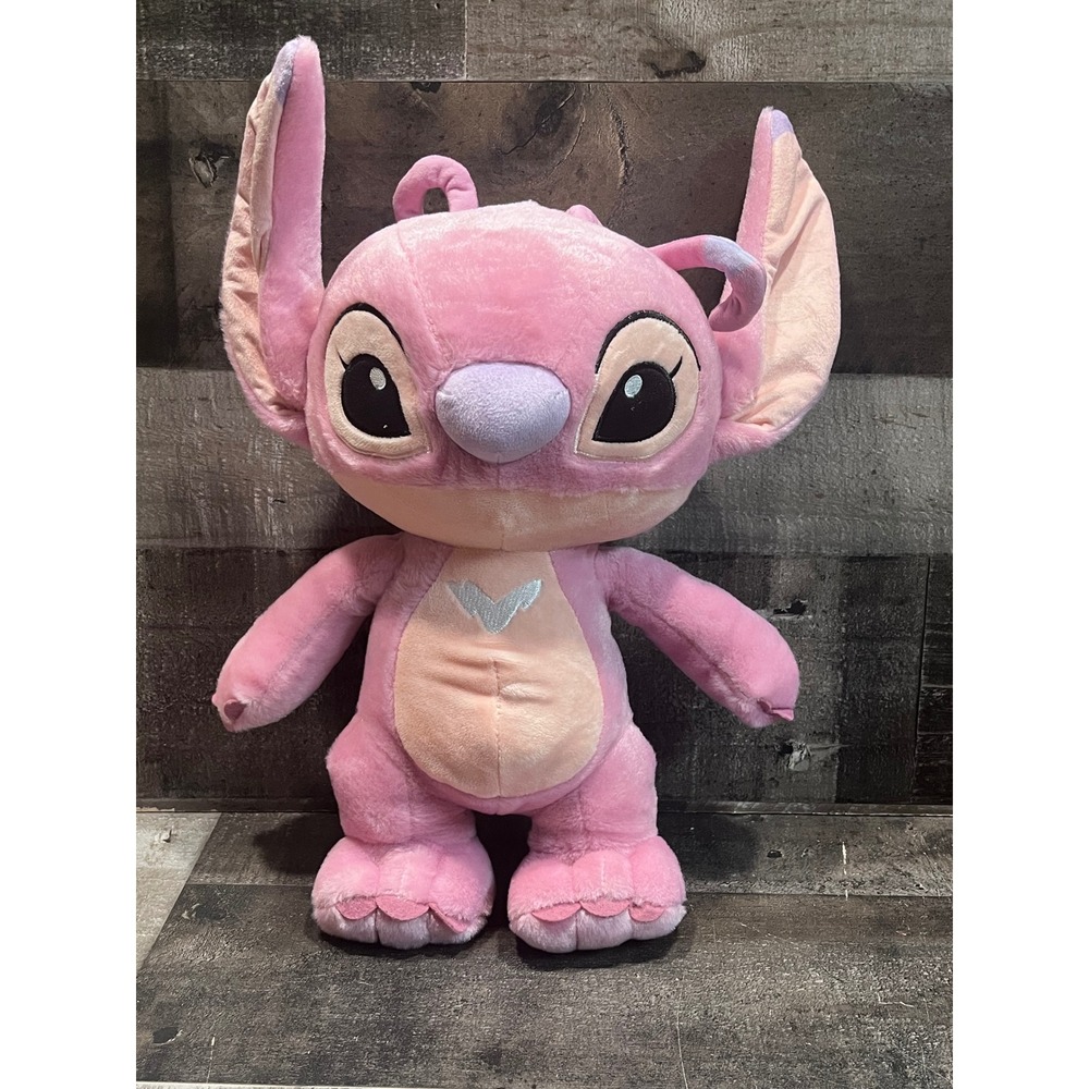 Disney Lilo & Stitch Angel Plush Experiment 624 Pink Alien Stuffed Toy 10 Inch